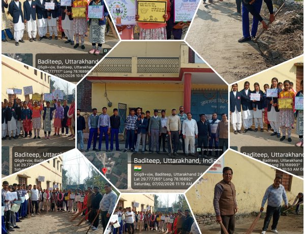 School Students Participate in Vrihad Swachhta Abhiyan in Haridwar